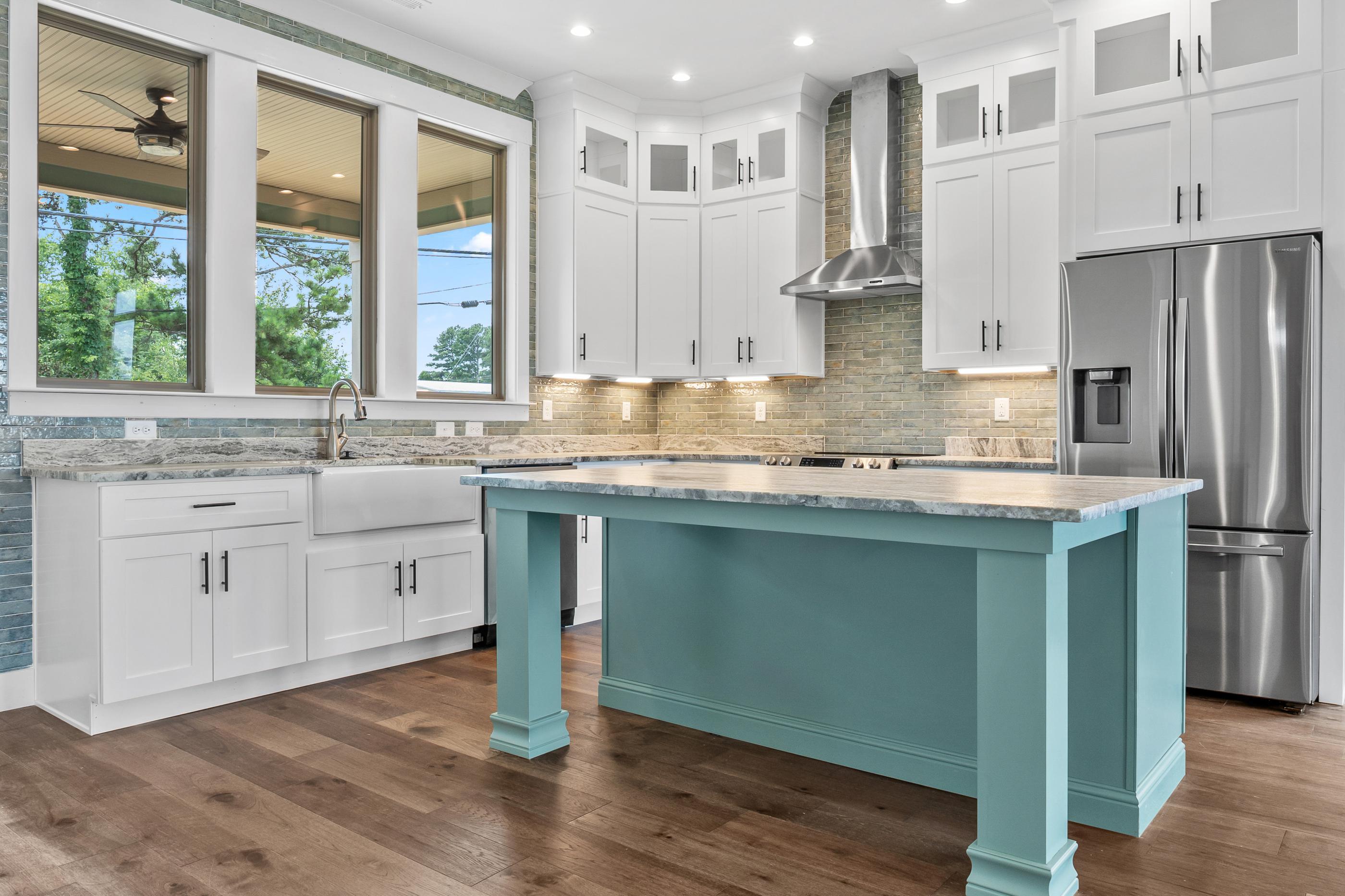Remodeled kitchen