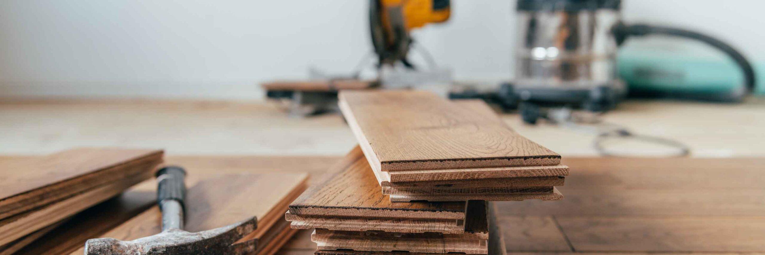 hardwood floors and hammer