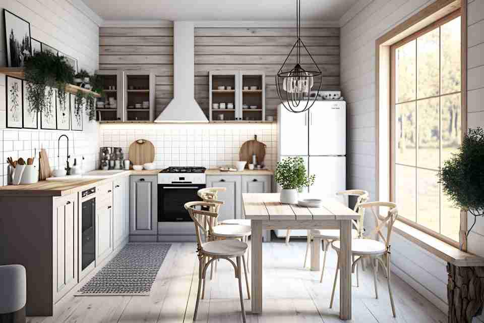 Kitchen with natural light