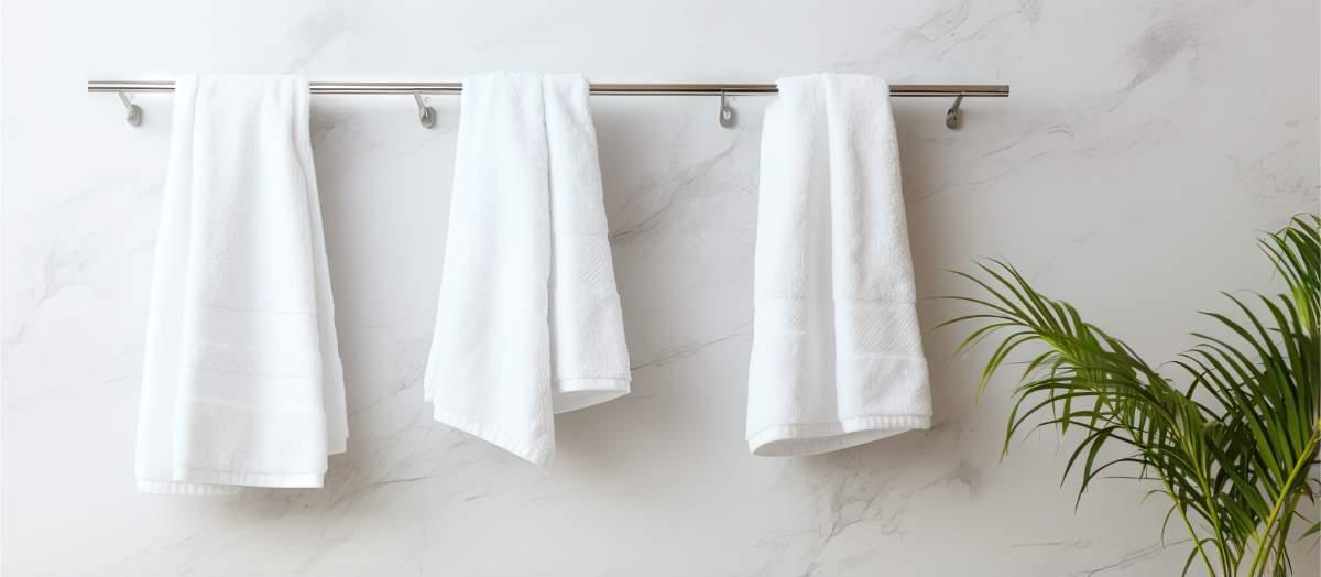 Metal towel holder