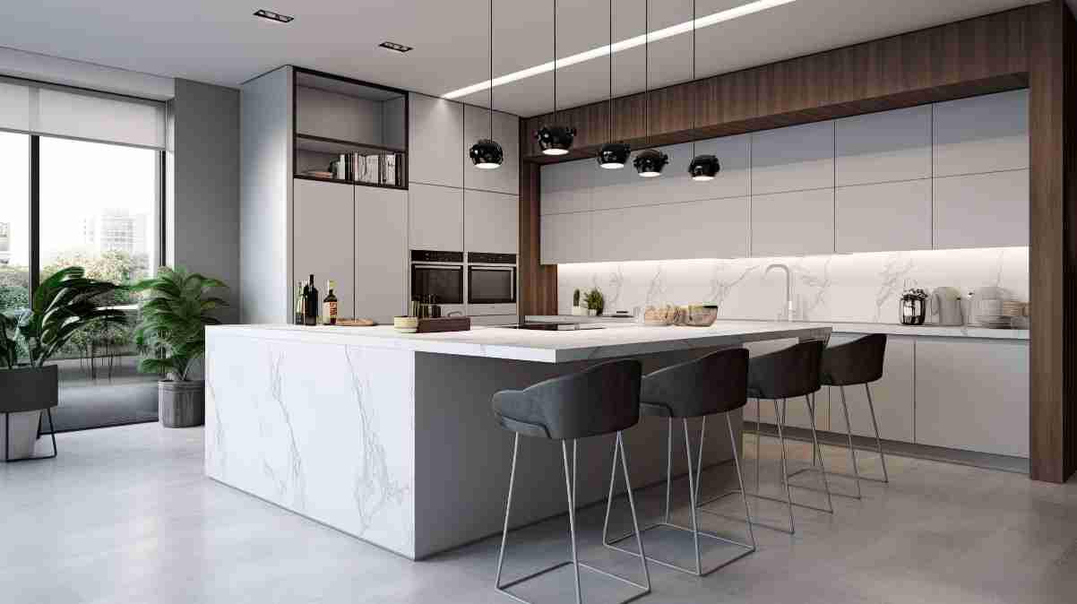 Modern kitchen cabinets