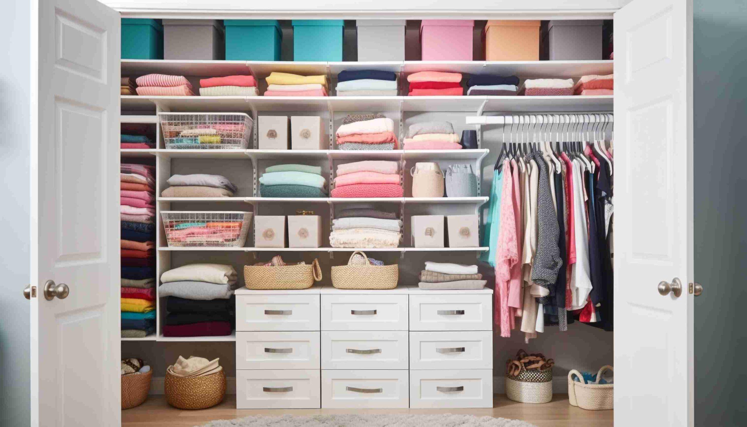 Single-sided walk-in closet