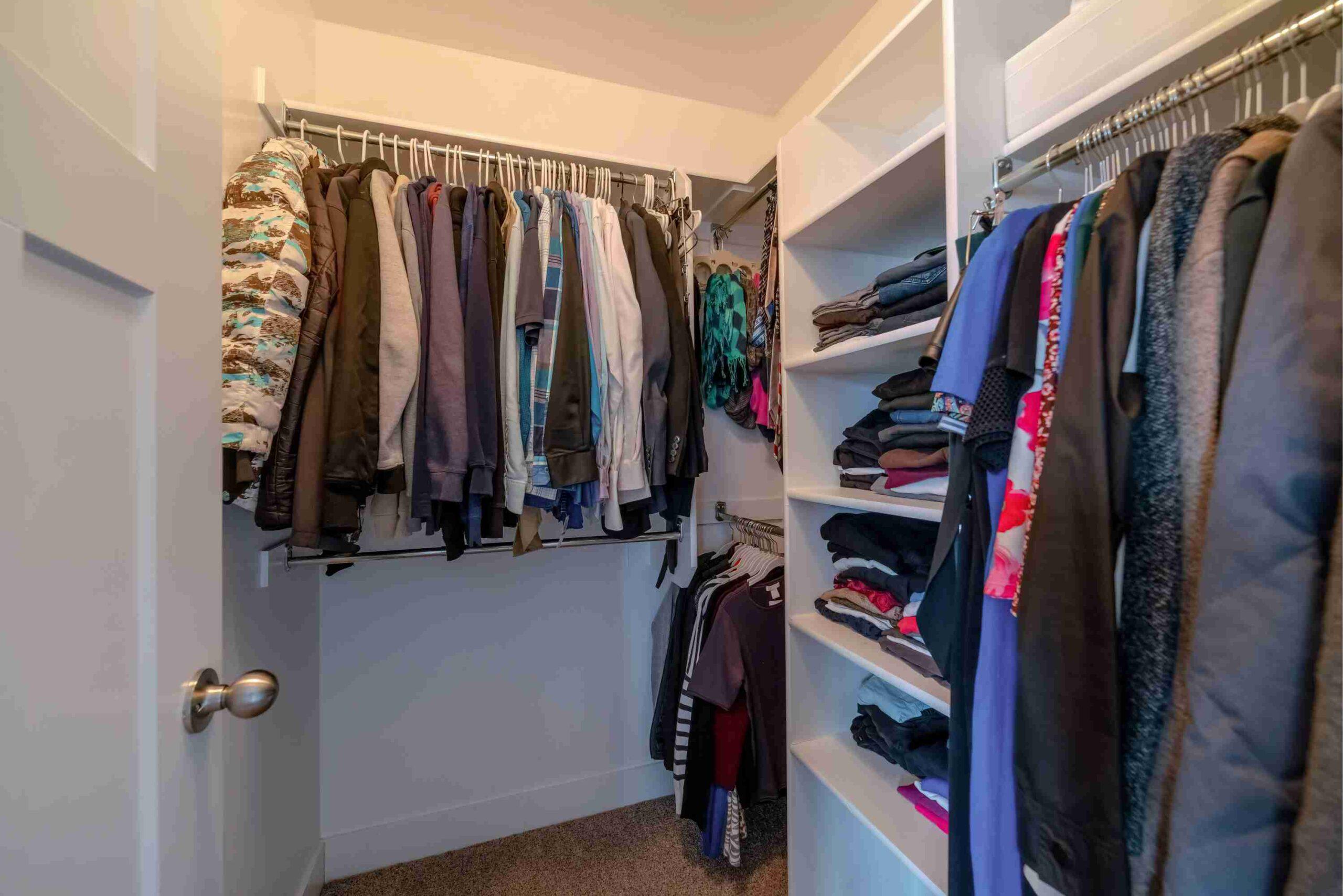 Small Walk-In Closet