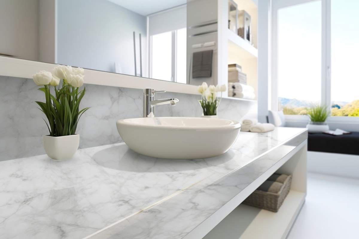 A white bathroom