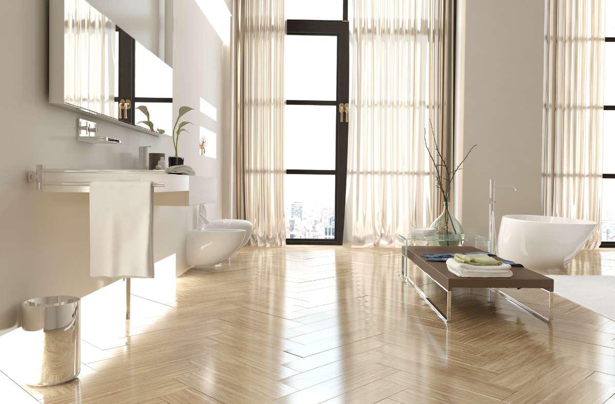 Window curtains for shared bathroom