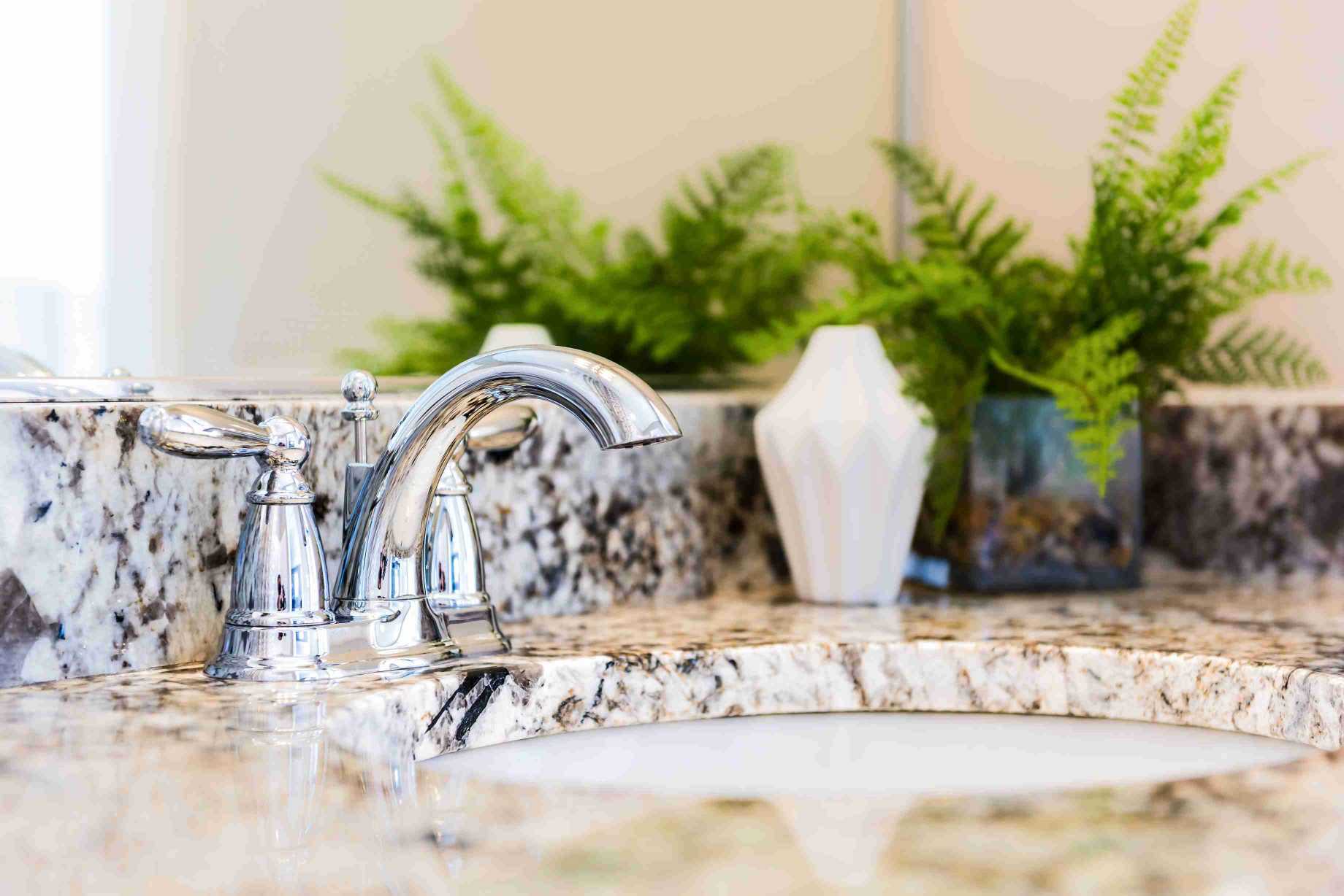 speckled-granite-countertop-bathroom