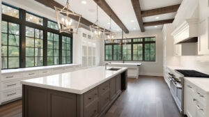 choosing kitchen layout large renovated