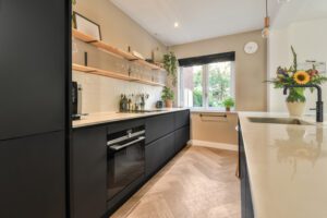 galley kitchen modern contemporary