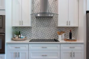 mosaic effect kitchen backsplash