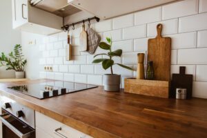 wood kitchen countertop